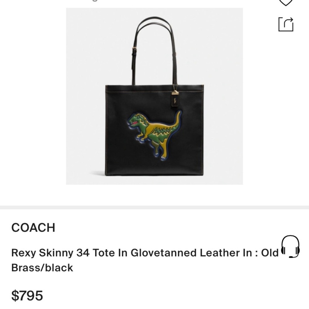RESERVED for Jessenia: Coach Rexy Tote